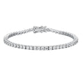 Moissanite Tennis Bracelet — 925 Silver