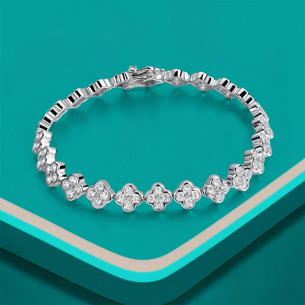 Star Motif Bracelet - 9.25 Silver